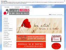 Tablet Screenshot of jmsantcugat.org